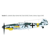 IT1483 イタレリ 1/72 WW.II ドイツ空軍 メッサーシュミット Bf-109 G-2/G-6 エース