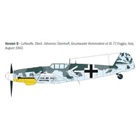 IT1483 イタレリ 1/72 WW.II ドイツ空軍 メッサーシュミット Bf-109 G-2/G-6 エース