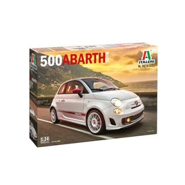 IT3674JP イタレリ 1/24 フィアット500 アバルト(2008)日本語対訳補足説明書付属