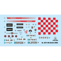 IT3674JP イタレリ 1/24 フィアット500 アバルト(2008)日本語対訳補足説明書付属