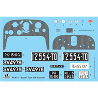 IT4713JP イタレリ  1/12 ブガッティ タイプ35B ロードスター 日本語対訳補足説明書付属