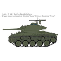IT6761 イタレリ 1/35 WW.II アメリカ軍 M24 チャーフィー 金属製砲身パーツ付属