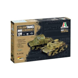 IT25768 イタレリ 1/56 WW.II イタリア軍 カルロ・アルマート/セモベンテ 2in1