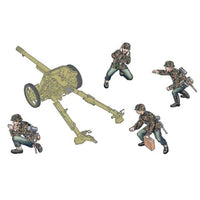 IT96460 イタレリ 1/35 WW.II ドイツ軍 7.5cm PaK97/38 対戦車砲 砲兵フィギュア4体付属