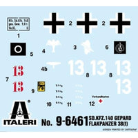IT96461 イタレリ 1/35 WW.II ドイツ軍 38(t) 対空戦車 Sd.Kfz.140 ゲパルト