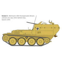 IT96461 イタレリ 1/35 WW.II ドイツ軍 38(t) 対空戦車 Sd.Kfz.140 ゲパルト