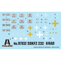 IT97032 イタレリ 1/35 WW.II ドイツ軍 Sd.Kfz.232 6輪装甲無線車