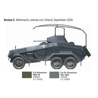 IT97032 イタレリ 1/35 WW.II ドイツ軍 Sd.Kfz.232 6輪装甲無線車