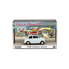 S2209 BRUMM 1/43 フィアット 500R 1972 1972-2022 50周年記念 グリーティング フロム オルトローナ・ディ・サン・マメッテ