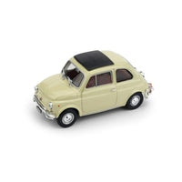 R46513 BRUMM 1/43 フィアット 500L 1968-1972 クローズ アンティークアイボリー/ブラウンインテリア