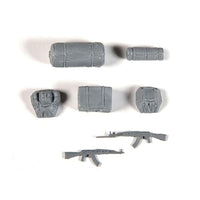 AK35017 AKインタラクティブ 1/35 軽戦闘車搭乗兵 デザート フィギュアセット