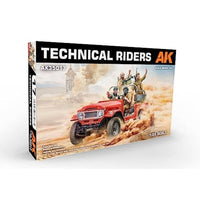 AK35017 AKインタラクティブ 1/35 軽戦闘車搭乗兵 デザート フィギュアセット