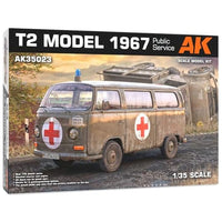 AK35023 AK インタラクティブ 1/35 1967 ワンボックスカー バスタイプ 公共サービス車両