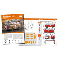 AK35023 AK インタラクティブ 1/35 1967 ワンボックスカー バスタイプ 公共サービス車両