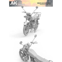 AK35027 AKインタラクティブ 1/35 125cc スポーツバイク ライダーフィギュア付属