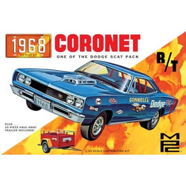MPC975 MPC 1/25 1968 ダッジ コロネット ハードトップ トレーラー付属