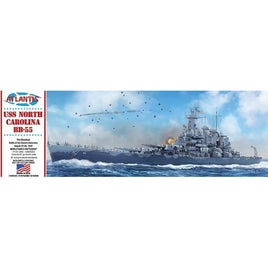 AMCR601 アトランティス 1/500 米海軍 戦艦USS ノースカロライナ BB-55