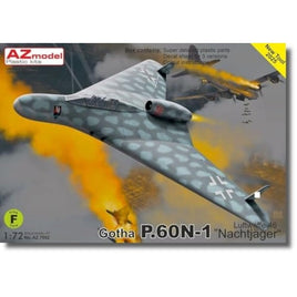 AZM7892 AZモデル 1/72 ゴータ P.60N-1 夜間戦闘機 ルフトバッフェ 1946年