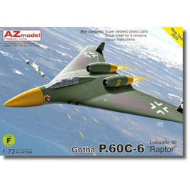 AZM7894 AZモデル 1/72 ゴータ P.60C-6 ラプター ルフトバッフェ 1946年