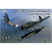 SWD72120 ソード 1/72 Ar196A-2vsシーグレディエーター「ノルウェー戦線」2in1