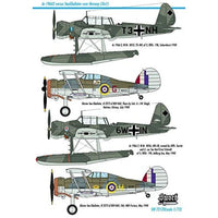 SWD72120 ソード 1/72 Ar196A-2vsシーグレディエーター「ノルウェー戦線」2in1