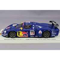 100SPA19 1/43 Maserati MC12 GT1 No.15 JMB Racing 2nd 24H Spa 2005 A. Bertolini - K. Wendlinger - P.