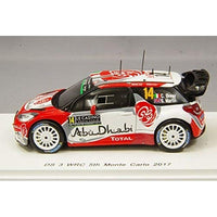 S5156 1/43 Citroen DS3 WRC No.14 5th Citroen Total Abu Dhabi WRT - C. Breen - S. Martin