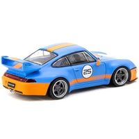 T64-TL054-BO ターマックワークス 1/64 993 Remastered By Gunther Werks Blue / Orange