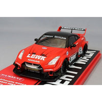 T43-022-SIL Tarmac Works 1/43 LB-Silhouette WORKS GT NISSAN 35GTRR Silhouette
