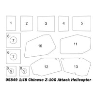 05849 トランぺッター 1/48 中国人民解放軍 Z-10G 攻撃ヘリコプター