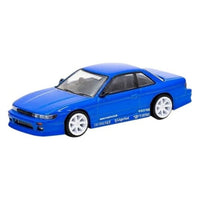 T64G-025-BL Tarmac Works 1/64 VERTEX Nissan Silvia S13 Blue Metallic TOYO TIRES - 1/64