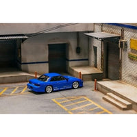 T64G-025-BL Tarmac Works 1/64 VERTEX Nissan Silvia S13 Blue Metallic TOYO TIRES - 1/64