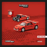 T64PR-001-RE Tarmac Works 1/64 Ford RS200 Red