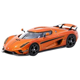 T64G-TL017-OR Tarmac Works 1/64 Koenigsegg Regera  Orange Metallic / Black Stripes