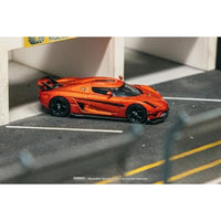 T64G-TL017-OR Tarmac Works 1/64 Koenigsegg Regera  Orange Metallic / Black Stripes