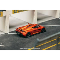 T64G-TL017-OR Tarmac Works 1/64 Koenigsegg Regera  Orange Metallic / Black Stripes