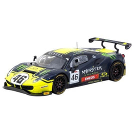 T64-072-19GUF46 Tarmac Works 1/64 Ferrari 488 GT3Gulf 12 Hours 2019 V. Rossi / A. Salucci / L. Marin