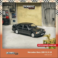 T64G-047-BK Tarmac Works 1/64 Mercedes-Benz 190 E 2.3-16 Blue-Black metallic