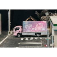 T64T-TL002-HK Tarmac Works 1/64 Mitsubishi Fuso Canter Hello Kitty Billboard