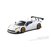 T64R-074-WH Tarmac Works 1/64 Ferrari 458 Italia GT3 White