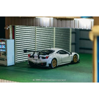 T64R-074-WH Tarmac Works 1/64 Ferrari 458 Italia GT3 White