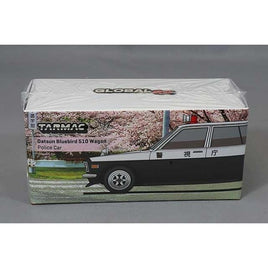 T64G-026-PC Tarmac Works 1/64 Datsun Bluebird 510 WagonJapan Police Car