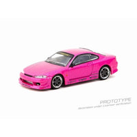 T64G-023-PI Tarmac Works 1/64 VERTEX Nissan Silvia (S15)Pink Metallic