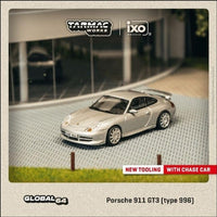 T64G-069-SL Tarmac Works 1/64 Porsche 911 GT3 (type 996) Silver