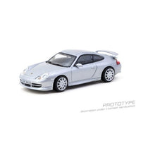 T64G-069-SL Tarmac Works 1/64 Porsche 911 GT3 (type 996) Silver