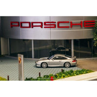 T64G-069-SL Tarmac Works 1/64 Porsche 911 GT3 (type 996) Silver