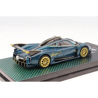 T64G-TL035-TCF Tarmac Works 1/64 Pagani Huayra R Turquoise CarbonFiber