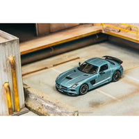 T64G-027-MB Tarmac Works 1/64 Mercedes-Benz SLS AMG Coupe Black Series Matte Blue