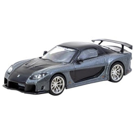 T64G-075-GY Tarmac Works 1/64 Mazda RX-7 VeilSide Fortune7 Grey metallic / Black