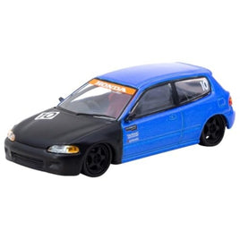 T64-TL001-10TH Tarmac Works 1/64 Honda Civic EG6 Tarmac Works 10th Anniversary